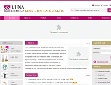 Tablet Screenshot of lunachem.com